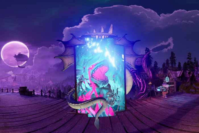 Tiny Tina's Wonderlands portal with dragon