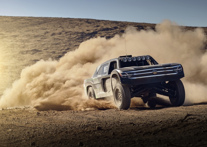 Volkswagen Atlas Cross Sport R Concept Rally Car in Desert