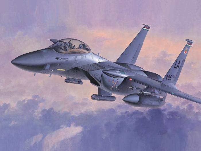 McDonnell Douglas F-15E Strike Eagle in flight