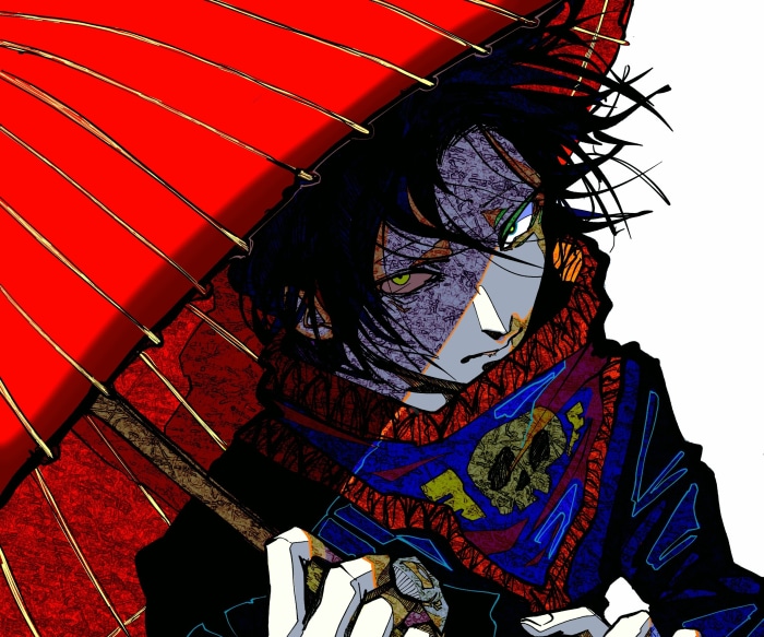 Feitan from Hunter X Hunter with umbrella