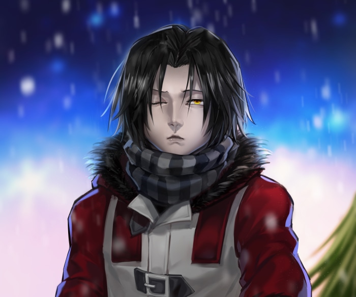 Feitan Portor from Hunter X Hunter in Snow