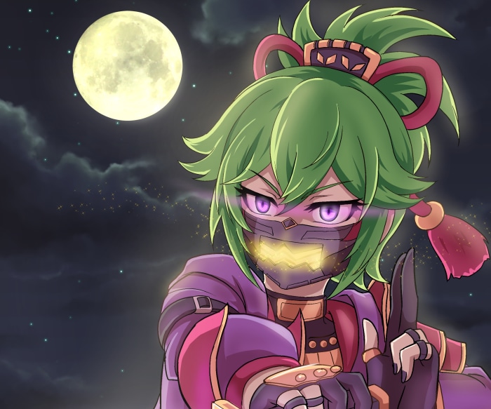 Kuki Shinobu from Genshin Impact