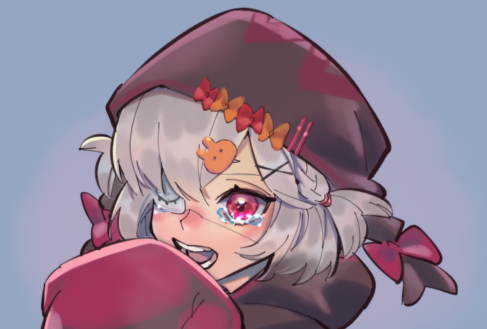 Popukar from Arknights crying