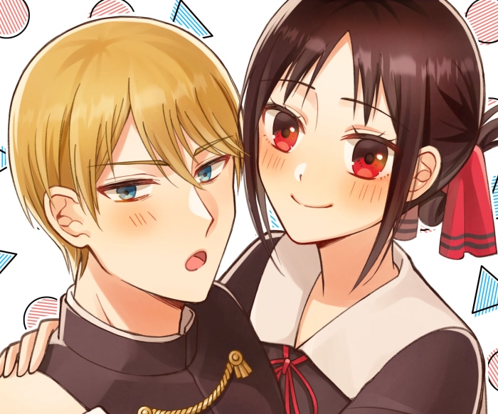 Kaguya Shinomiya and Miyuki Shirogane from Kaguya-sama: Love Is War