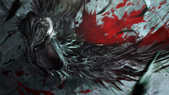 Hunter with Wings from Bloodborne