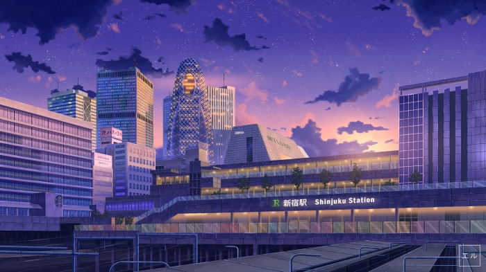 Shinjuku Station at Dusk