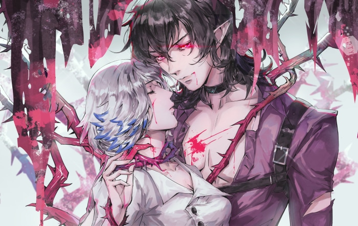 Orchid and Midnight from Arknights
