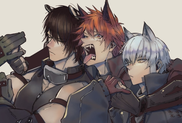 Aosta, Broca, and Chiave from Arknights
