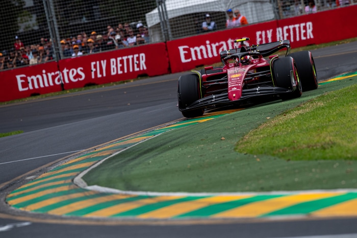 Carlos Sainz Jr. Ferrari Formula 1 Race Car 4K