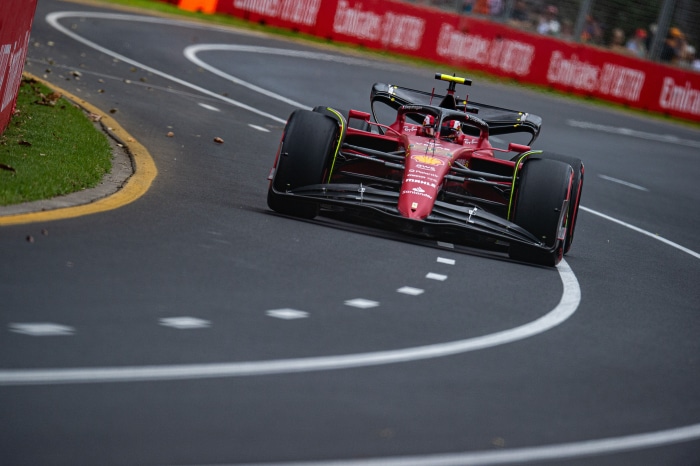 Carlos Sainz Jr. Ferrari Formula 1 Car 4K
