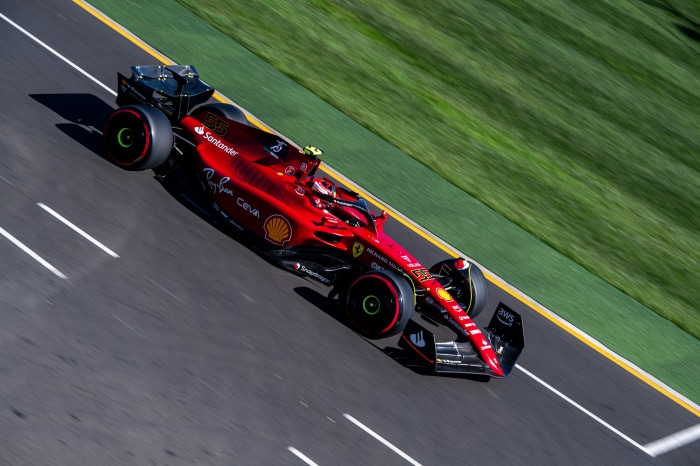 Carlos Sainz Jr. Ferrari Formula 1 Car 4K