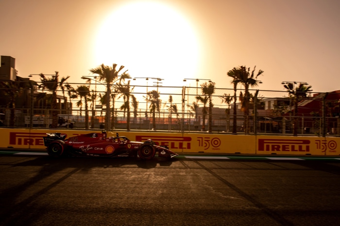 Carlos Sainz Jr. Ferrari Formula 1 Race Car 4K