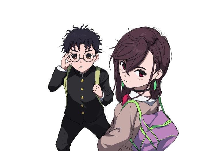 Ken Takakura and Momo Ayase from Dandadan
