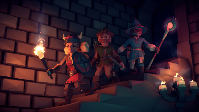 For The King characters in dungeon