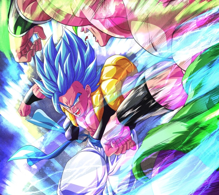 Gogeta vs. Broly from Dragon Ball Super