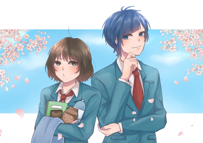 Hiyori Suzumi and Yujiro Someya from To Become A Real Heroine! 4K