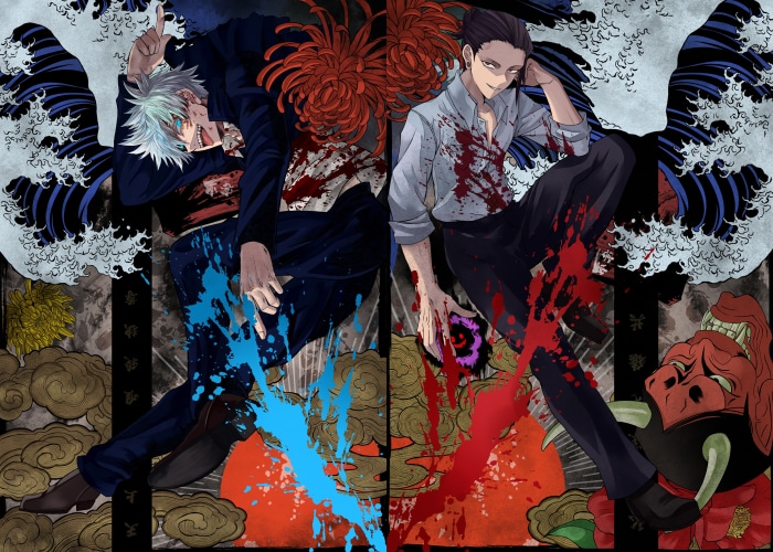 Satoru Gojo and Suguru Geto from Jujutsu Kaisen 4K