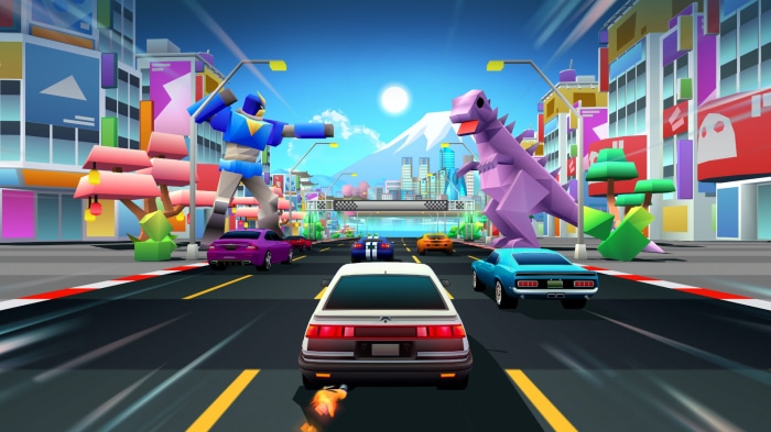 Horizon Chase Turbo HD cars racing in a city