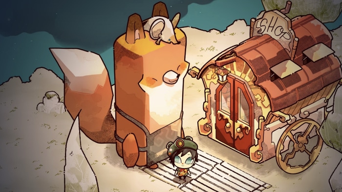 Cozy Grove characters and shop