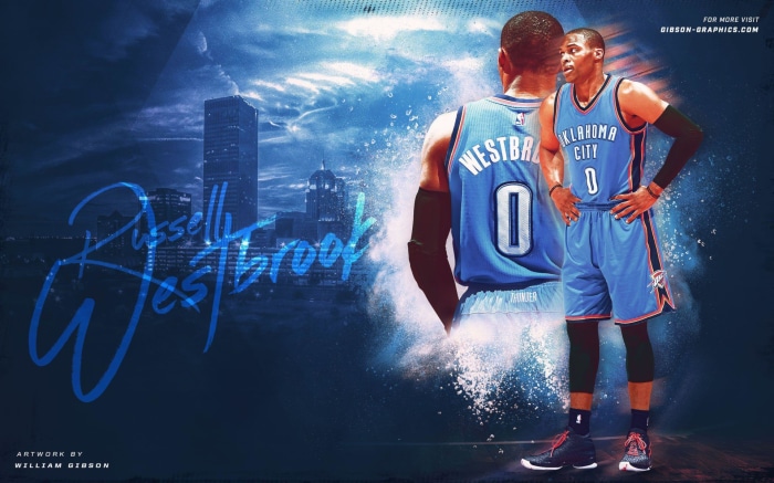 Russell Westbrook Oklahoma City Thunder Artwork