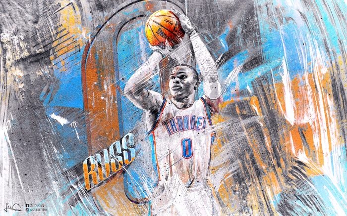 Russell Westbrook from Oklahoma City Thunder