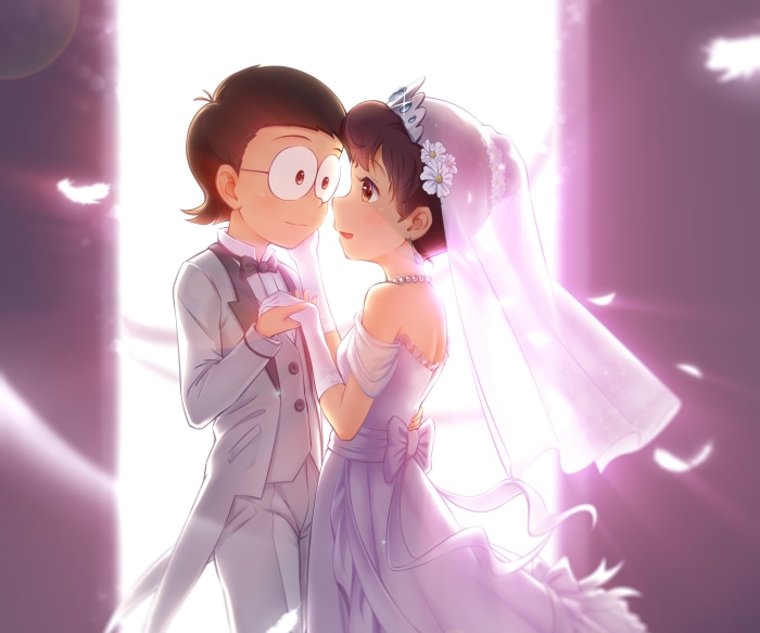 Nobita Nobi and Shizuka Minamoto Wedding Scene