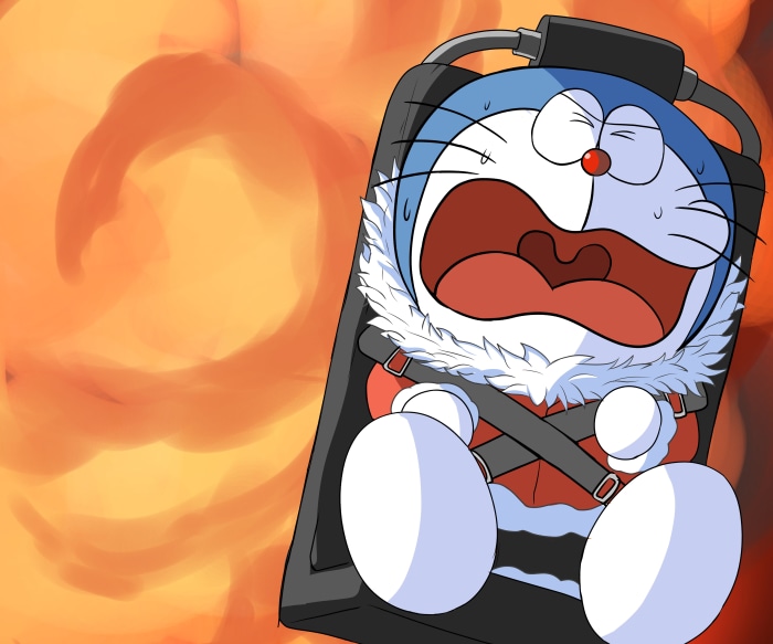 Doraemon in a capsule