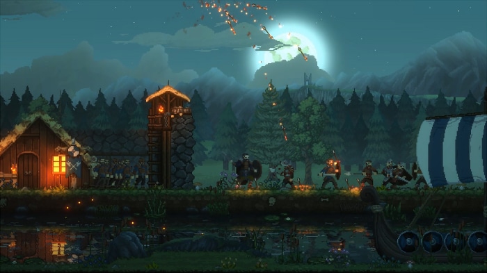 Sons Of Valhalla pixel art scene