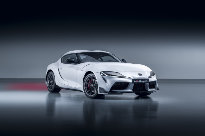 White Toyota GR Supra 4K