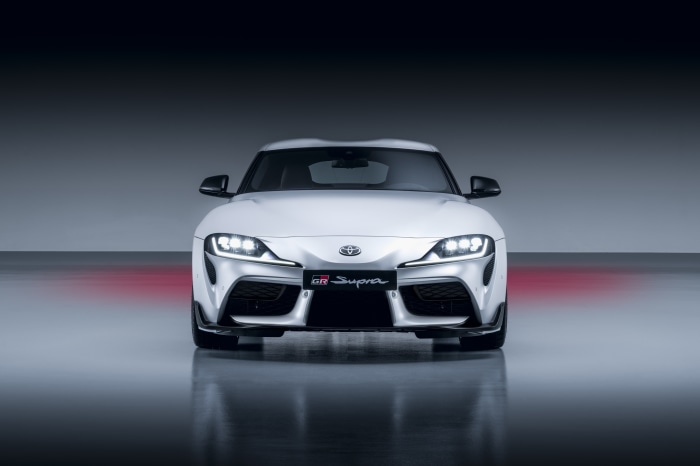 White Toyota GR Supra 4K
