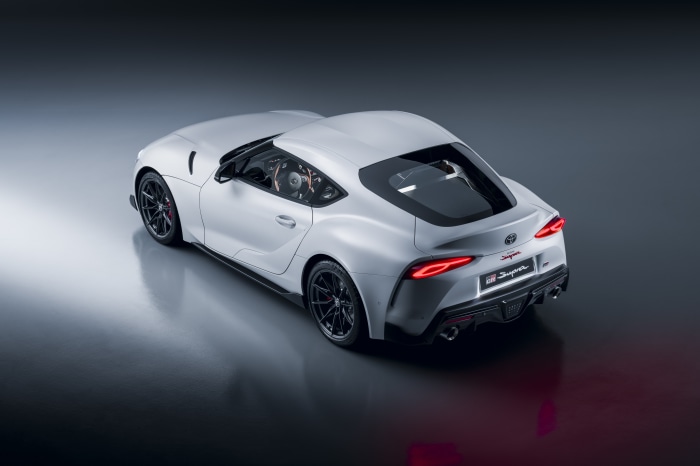 White Toyota GR Supra 4K