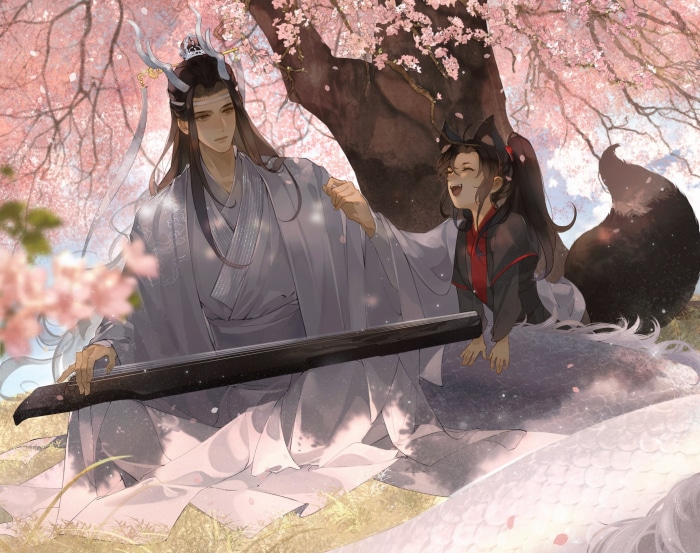 Lan Wangji and Wei Wuxian from Mo Dao Zu Shi