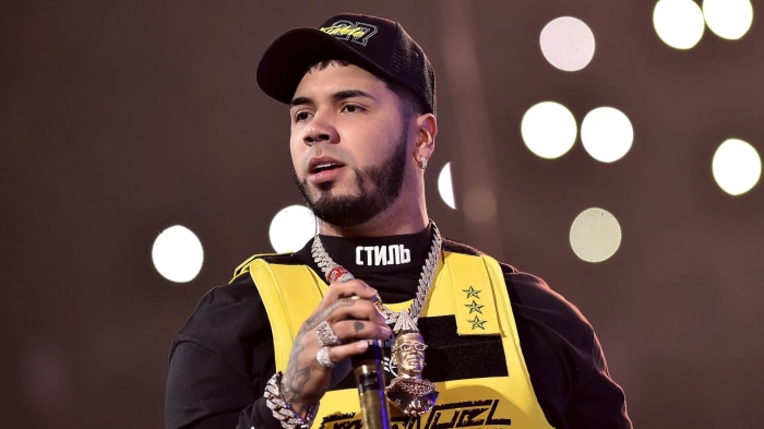 Anuel AA performing on stage