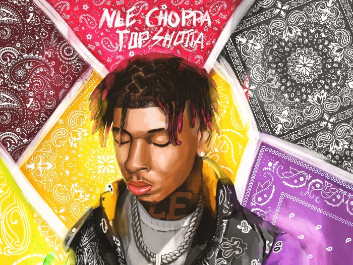 NLE Choppa Top Shotta Album Art
