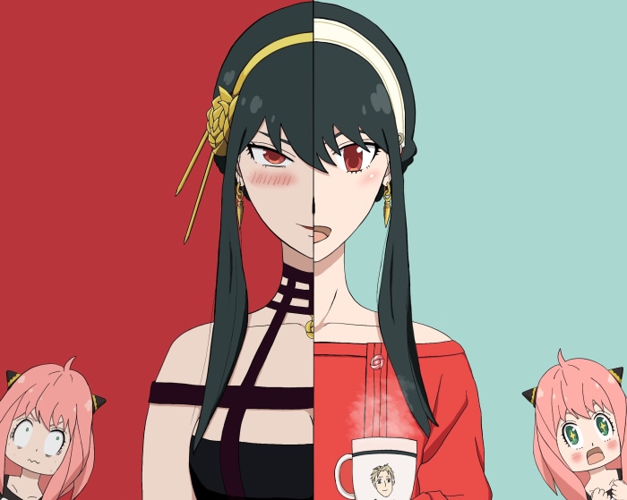 Yor Forger and Anya from Spy X Family