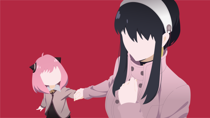 Anya Forger and Yor Forger from Spy X Family