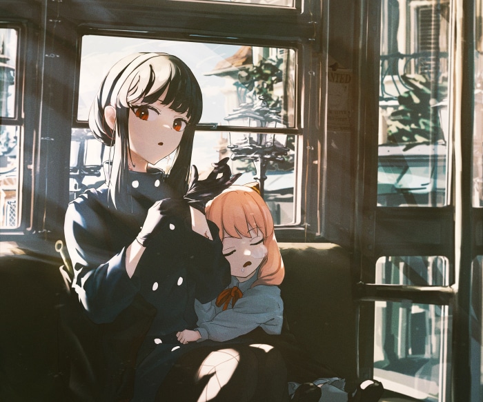Yor Forger and Anya Forger from Spy X Family