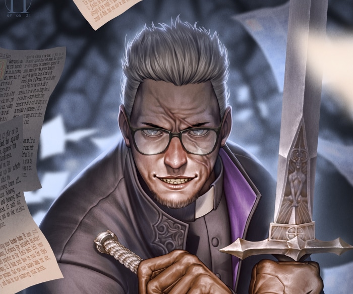 Alexander Anderson from Hellsing