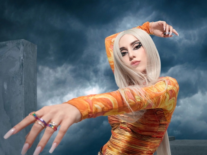Ava Max Artistic Portrait