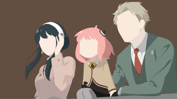Loid, Yor, and Anya from Spy X Family