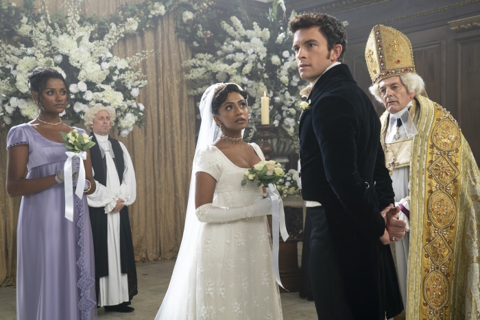 Bridgerton Wedding Scene