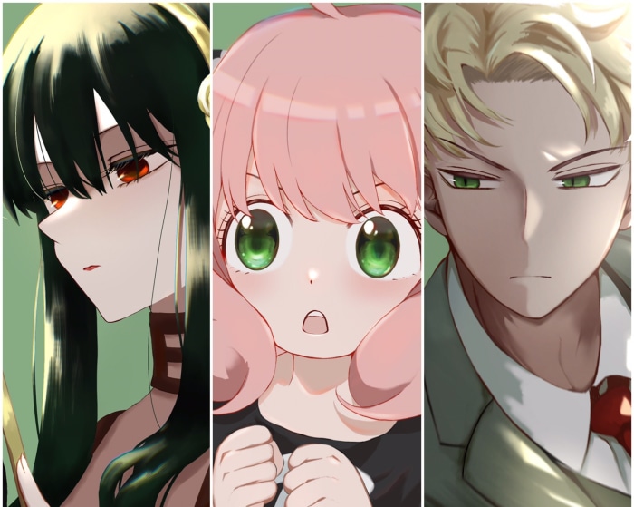 Anya, Yor, and Loid from Spy X Family