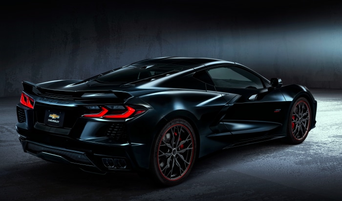 Black Chevrolet Corvette Stingray 70th Anniversary Convertible