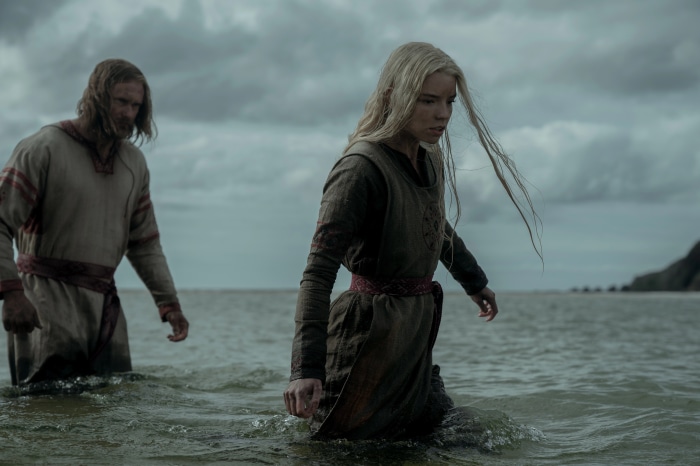 Anya Taylor-Joy and Alexander Skarsgård in The Northman 4K