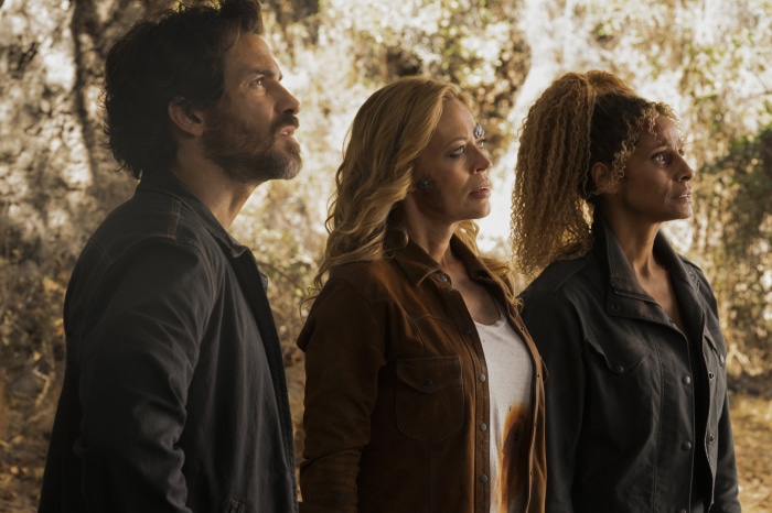 Seven of Nine, Cristobal Chris Rios, and Jeri Ryan from Star Trek: Picard