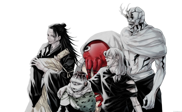 Jujutsu Kaisen Characters Mahito and Suguru Geto