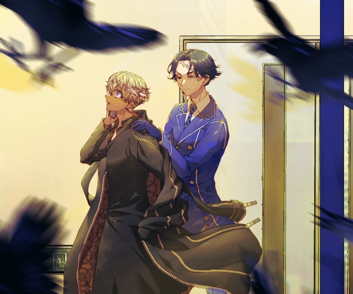 Izana Kurokawa from Tokyo Revengers with another man