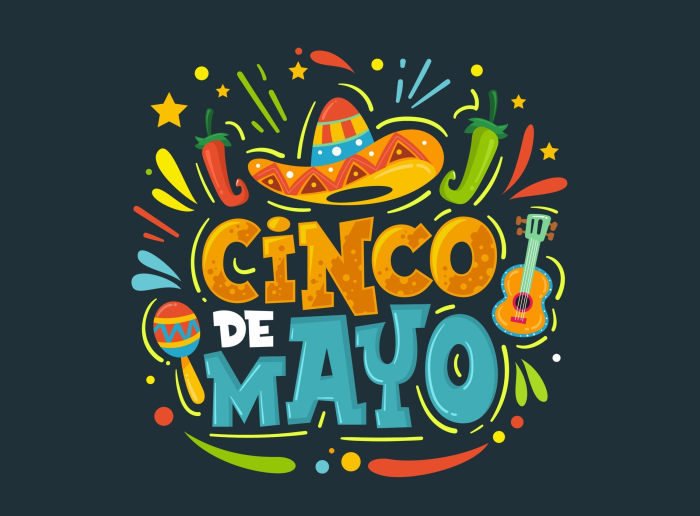 Cinco De Mayo Celebration with Mexican Elements