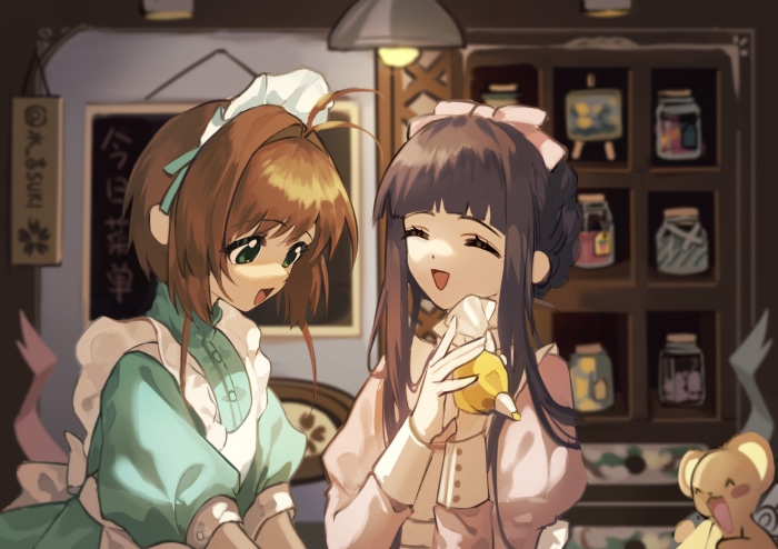 Sakura and Tomoyo from Cardcaptor Sakura 4K