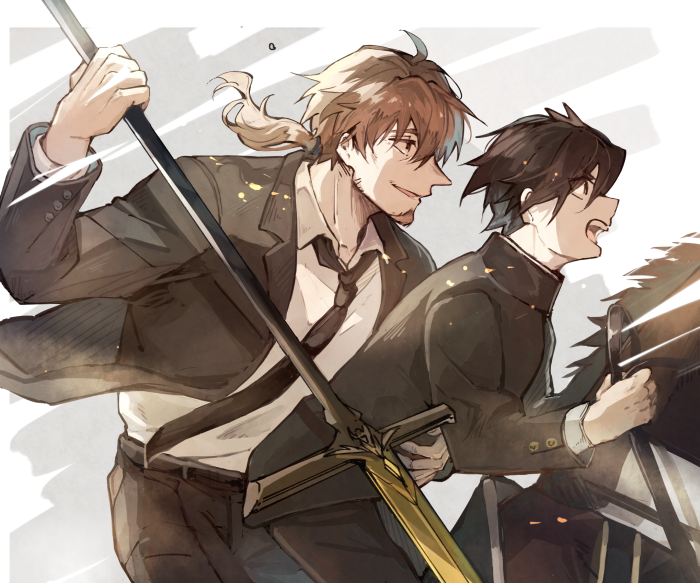 Mandricardo and Lancer from Fate/Grand Order
